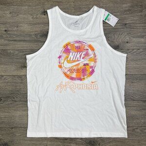 Nike Tank Top Size XL Mens White Multicolor Sportswear Air Phoria $35